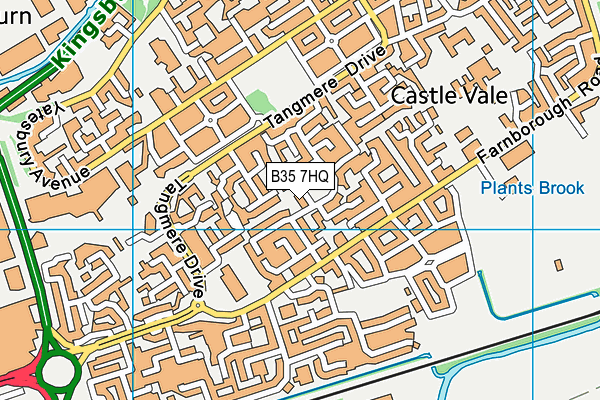 B35 7HQ map - OS VectorMap District (Ordnance Survey) B35 7HQ map - OS VectorMap District (Ordnance Survey)