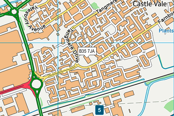 B35 7JA map - OS VectorMap District (Ordnance Survey) B35 7JA map - OS VectorMap District (Ordnance Survey)