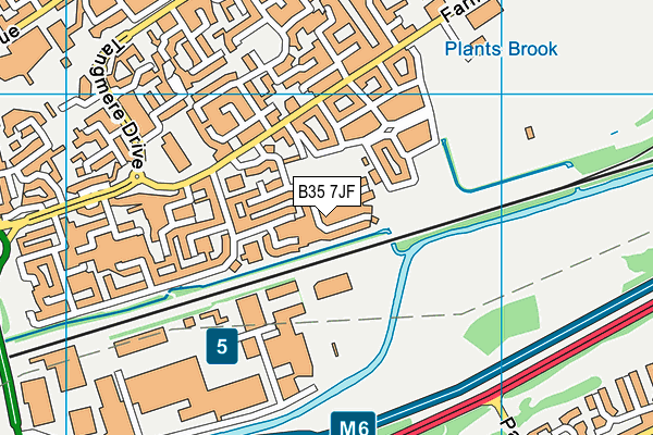 B35 7JF map - OS VectorMap District (Ordnance Survey) B35 7JF map - OS VectorMap District (Ordnance Survey)