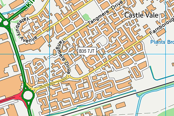B35 7JT map - OS VectorMap District (Ordnance Survey) B35 7JT map - OS VectorMap District (Ordnance Survey)