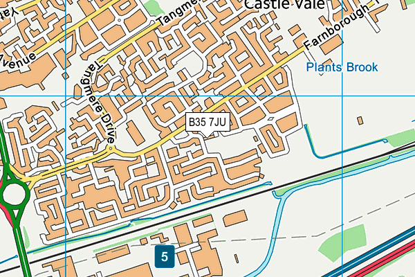 B35 7JU map - OS VectorMap District (Ordnance Survey) B35 7JU map - OS VectorMap District (Ordnance Survey)