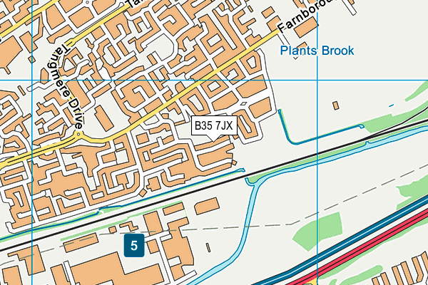 B35 7JX map - OS VectorMap District (Ordnance Survey) B35 7JX map - OS VectorMap District (Ordnance Survey)