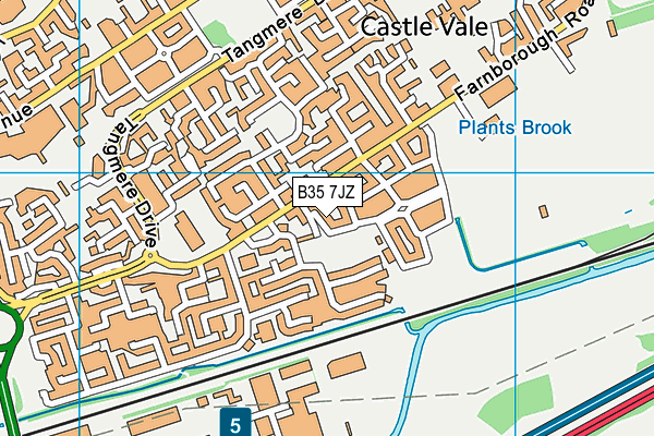 B35 7JZ map - OS VectorMap District (Ordnance Survey) B35 7JZ map - OS VectorMap District (Ordnance Survey)