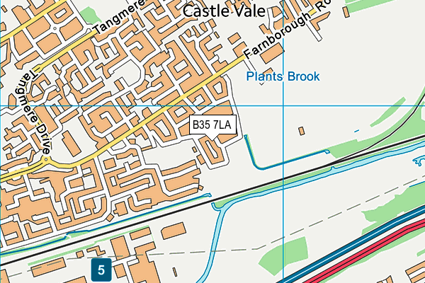 B35 7LA map - OS VectorMap District (Ordnance Survey) B35 7LA map - OS VectorMap District (Ordnance Survey)