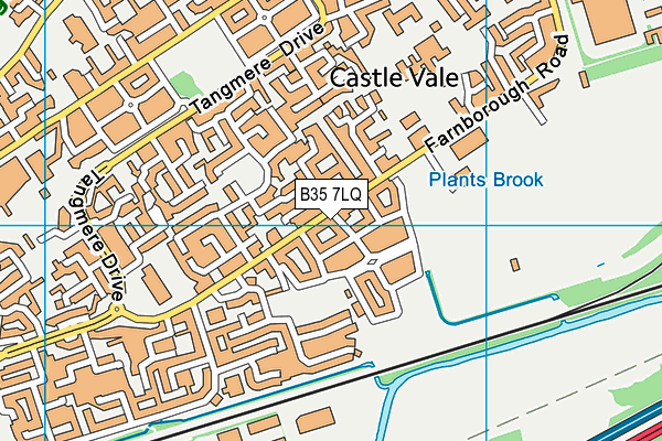 B35 7LQ map - OS VectorMap District (Ordnance Survey) B35 7LQ map - OS VectorMap District (Ordnance Survey)