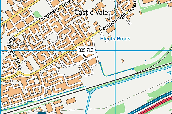 B35 7LZ map - OS VectorMap District (Ordnance Survey) B35 7LZ map - OS VectorMap District (Ordnance Survey)