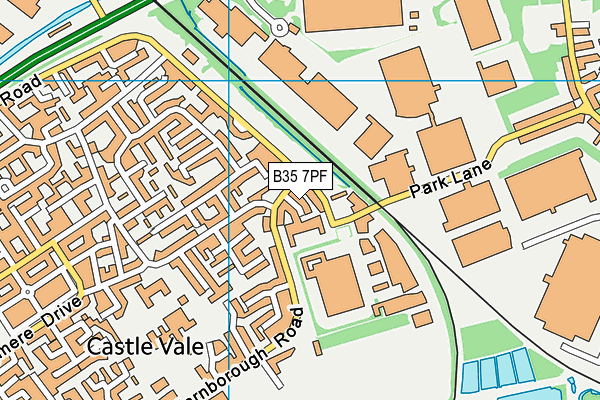 B35 7PF map - OS VectorMap District (Ordnance Survey) B35 7PF map - OS VectorMap District (Ordnance Survey)