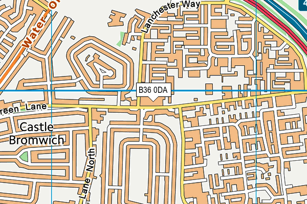 B36 0DA map - OS VectorMap District (Ordnance Survey) B36 0DA map - OS VectorMap District (Ordnance Survey)