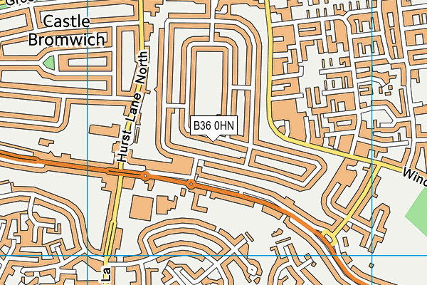 B36 0HN map - OS VectorMap District (Ordnance Survey) B36 0HN map - OS VectorMap District (Ordnance Survey)