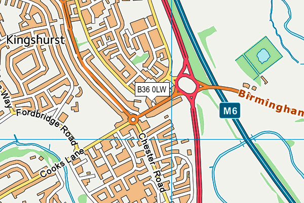 B36 0LW map - OS VectorMap District (Ordnance Survey) B36 0LW map - OS VectorMap District (Ordnance Survey)