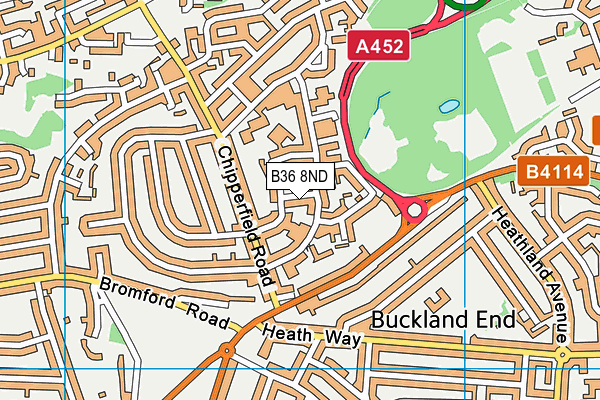 B36 8ND map - OS VectorMap District (Ordnance Survey) B36 8ND map - OS VectorMap District (Ordnance Survey)