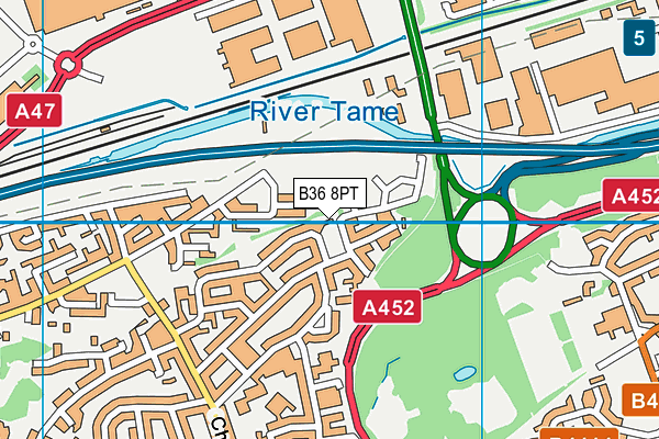 B36 8PT map - OS VectorMap District (Ordnance Survey) B36 8PT map - OS VectorMap District (Ordnance Survey)