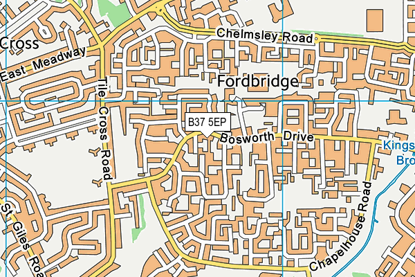 B37 5EP map - OS VectorMap District (Ordnance Survey) B37 5EP map - OS VectorMap District (Ordnance Survey)