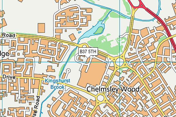 B37 5TH map - OS VectorMap District (Ordnance Survey) B37 5TH map - OS VectorMap District (Ordnance Survey)