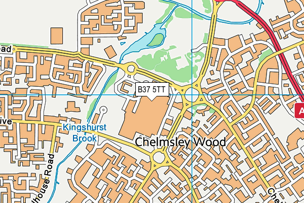 B37 5TT map - OS VectorMap District (Ordnance Survey) B37 5TT map - OS VectorMap District (Ordnance Survey)