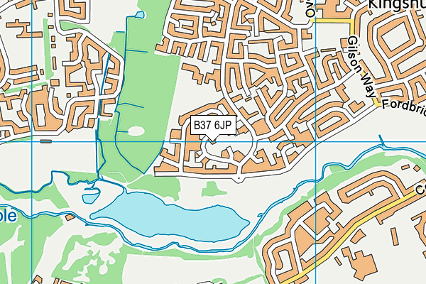 B37 6JP map - OS VectorMap District (Ordnance Survey) B37 6JP map - OS VectorMap District (Ordnance Survey)