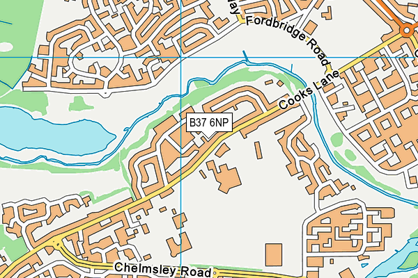 B37 6NP map - OS VectorMap District (Ordnance Survey) B37 6NP map - OS VectorMap District (Ordnance Survey)