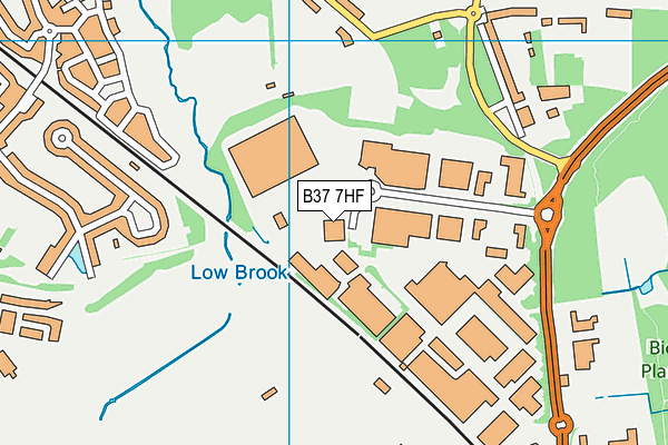 B37 7HF map - OS VectorMap District (Ordnance Survey) B37 7HF map - OS VectorMap District (Ordnance Survey)