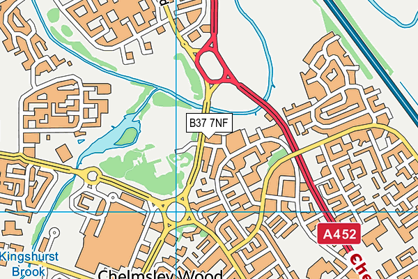 B37 7NF map - OS VectorMap District (Ordnance Survey) B37 7NF map - OS VectorMap District (Ordnance Survey)