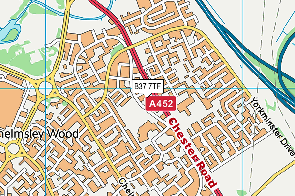 B37 7TF map - OS VectorMap District (Ordnance Survey) B37 7TF map - OS VectorMap District (Ordnance Survey)