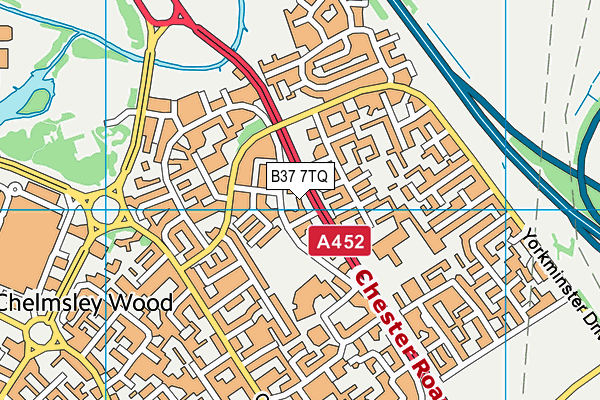B37 7TQ map - OS VectorMap District (Ordnance Survey) B37 7TQ map - OS VectorMap District (Ordnance Survey)