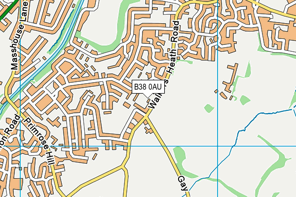 B38 0AU map - OS VectorMap District (Ordnance Survey) B38 0AU map - OS VectorMap District (Ordnance Survey)