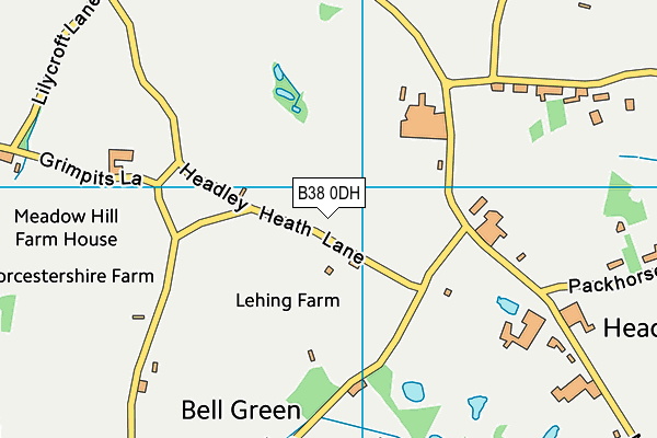 B38 0DH map - OS VectorMap District (Ordnance Survey) B38 0DH map - OS VectorMap District (Ordnance Survey)