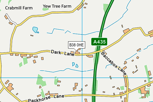 B38 0HE map - OS VectorMap District (Ordnance Survey) B38 0HE map - OS VectorMap District (Ordnance Survey)