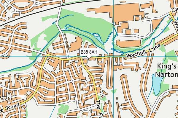 B38 8AH map - OS VectorMap District (Ordnance Survey) B38 8AH map - OS VectorMap District (Ordnance Survey)