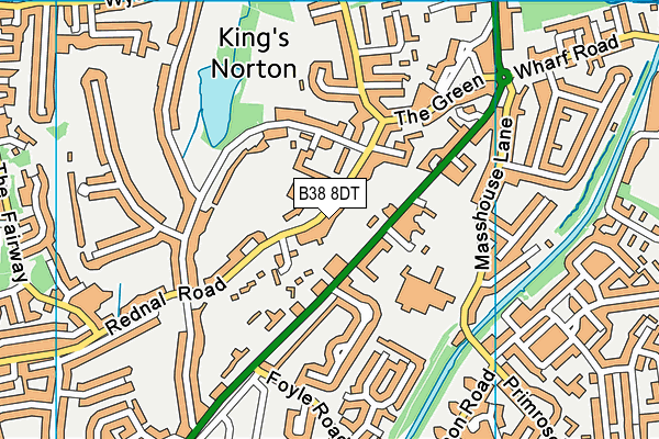 B38 8DT map - OS VectorMap District (Ordnance Survey) B38 8DT map - OS VectorMap District (Ordnance Survey)