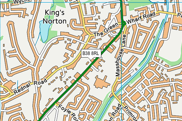 B38 8RL map - OS VectorMap District (Ordnance Survey) B38 8RL map - OS VectorMap District (Ordnance Survey)