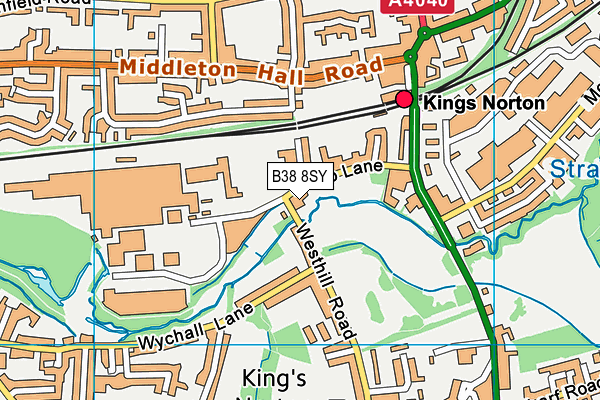 B38 8SY map - OS VectorMap District (Ordnance Survey) B38 8SY map - OS VectorMap District (Ordnance Survey)