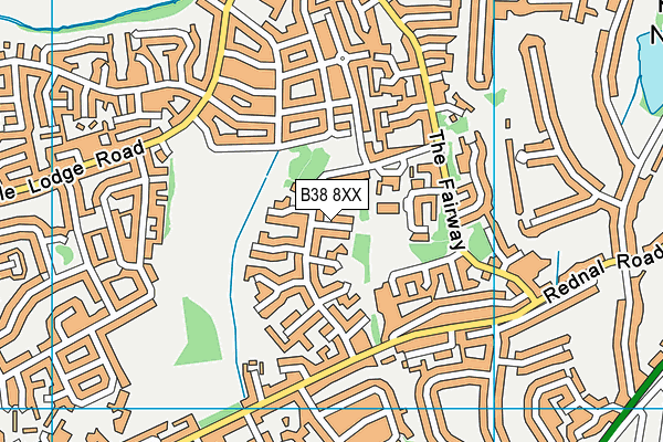 B38 8XX map - OS VectorMap District (Ordnance Survey) B38 8XX map - OS VectorMap District (Ordnance Survey)