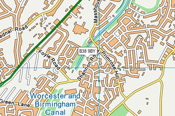 B38 9BY map - OS VectorMap District (Ordnance Survey) B38 9BY map - OS VectorMap District (Ordnance Survey)