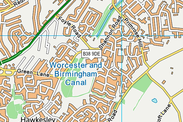 B38 9DE map - OS VectorMap District (Ordnance Survey) B38 9DE map - OS VectorMap District (Ordnance Survey)