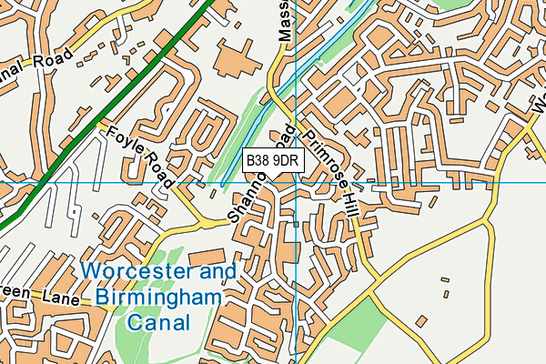 B38 9DR map - OS VectorMap District (Ordnance Survey) B38 9DR map - OS VectorMap District (Ordnance Survey)