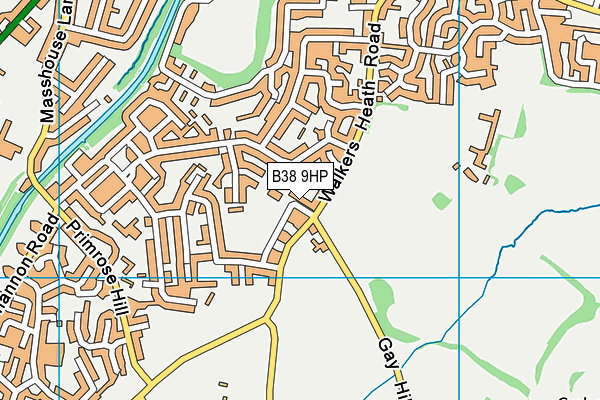 B38 9HP map - OS VectorMap District (Ordnance Survey) B38 9HP map - OS VectorMap District (Ordnance Survey)