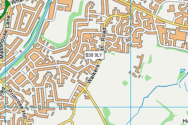 B38 9LY map - OS VectorMap District (Ordnance Survey) B38 9LY map - OS VectorMap District (Ordnance Survey)