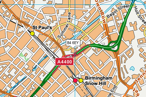 B4 6EY map - OS VectorMap District (Ordnance Survey) B4 6EY map - OS VectorMap District (Ordnance Survey)