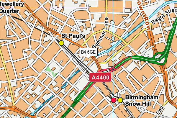 B4 6GE map - OS VectorMap District (Ordnance Survey) B4 6GE map - OS VectorMap District (Ordnance Survey)