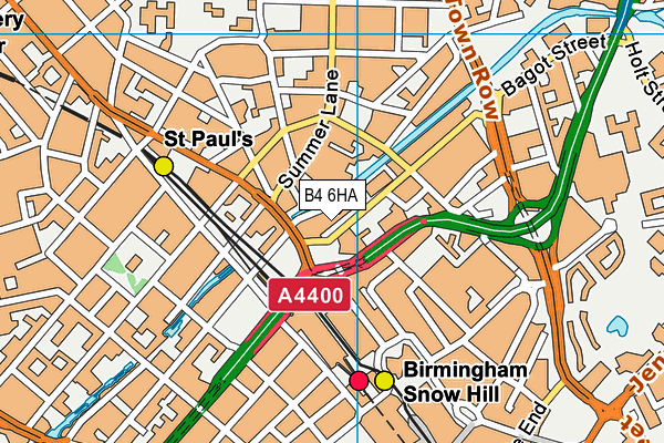 B4 6HA map - OS VectorMap District (Ordnance Survey) B4 6HA map - OS VectorMap District (Ordnance Survey)