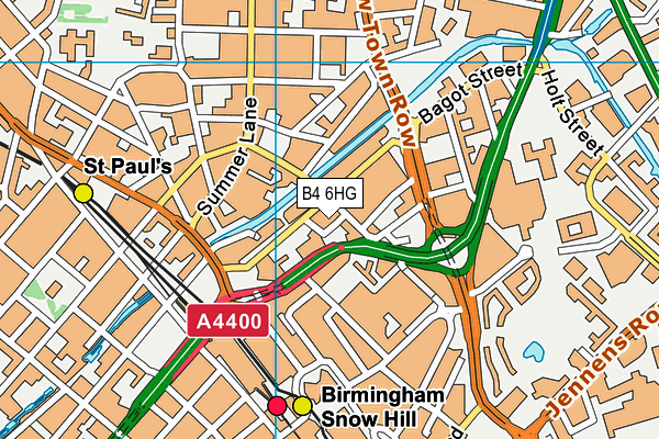 B4 6HG map - OS VectorMap District (Ordnance Survey) B4 6HG map - OS VectorMap District (Ordnance Survey)