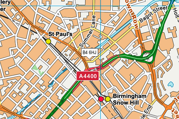 B4 6HJ map - OS VectorMap District (Ordnance Survey) B4 6HJ map - OS VectorMap District (Ordnance Survey)
