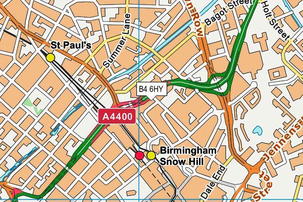 B4 6HY map - OS VectorMap District (Ordnance Survey) B4 6HY map - OS VectorMap District (Ordnance Survey)