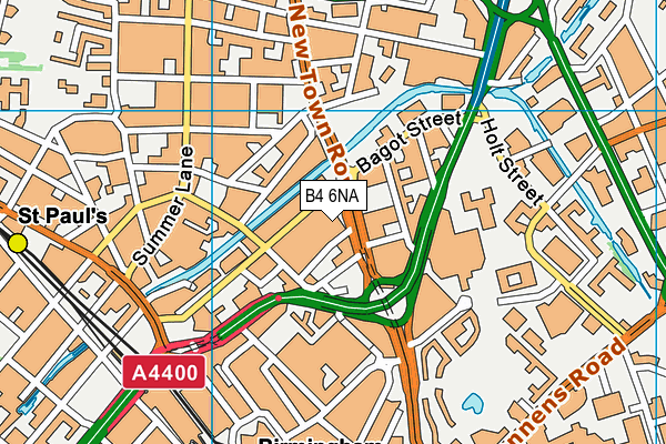 B4 6NA map - OS VectorMap District (Ordnance Survey) B4 6NA map - OS VectorMap District (Ordnance Survey)