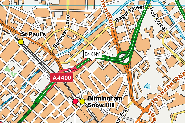 B4 6NY map - OS VectorMap District (Ordnance Survey) B4 6NY map - OS VectorMap District (Ordnance Survey)