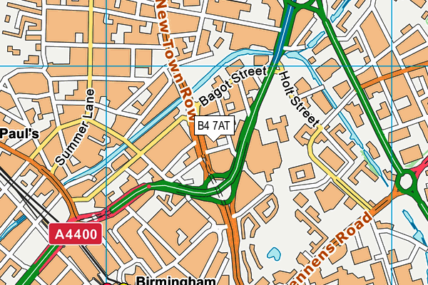 B4 7AT map - OS VectorMap District (Ordnance Survey) B4 7AT map - OS VectorMap District (Ordnance Survey)