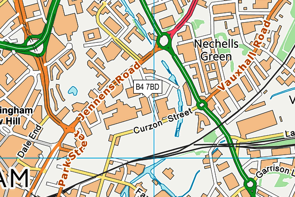 B4 7BD map - OS VectorMap District (Ordnance Survey) B4 7BD map - OS VectorMap District (Ordnance Survey)