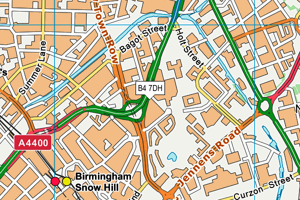 B4 7DH map - OS VectorMap District (Ordnance Survey) B4 7DH map - OS VectorMap District (Ordnance Survey)