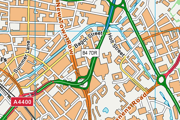 B4 7DR map - OS VectorMap District (Ordnance Survey) B4 7DR map - OS VectorMap District (Ordnance Survey)